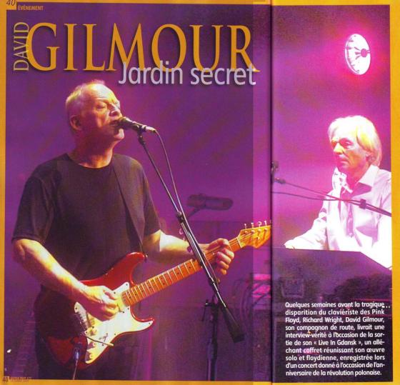 David Gilmour : Jardin Secret (page 1)
