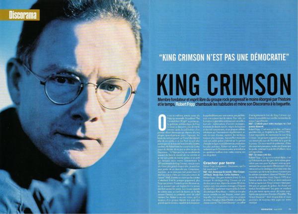 Scan du Discorama de King Crimson (page 1)