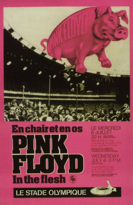 Affiche du concert de Montréal 77