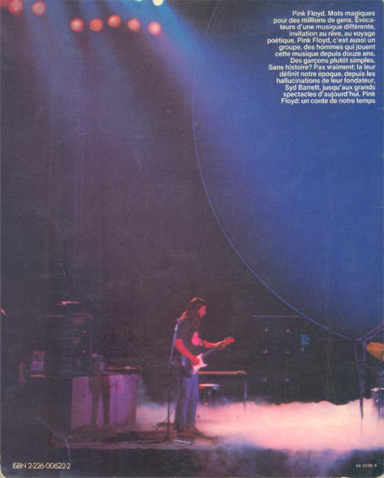 4ème de couverture du Livre du Pink Floyd