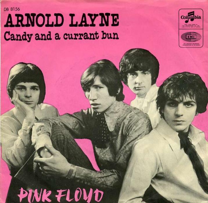Pochette d'Arnold Layne / Candy and a Currant Bun (single danois)