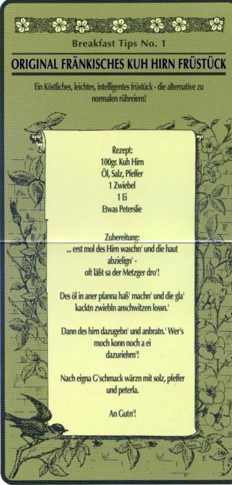 Atom Heart Mother : recette allemande