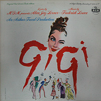 Pochette de la bande originale du film Gigi