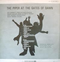 Verso du 33 tours de The Piper at the Gates of Dawn